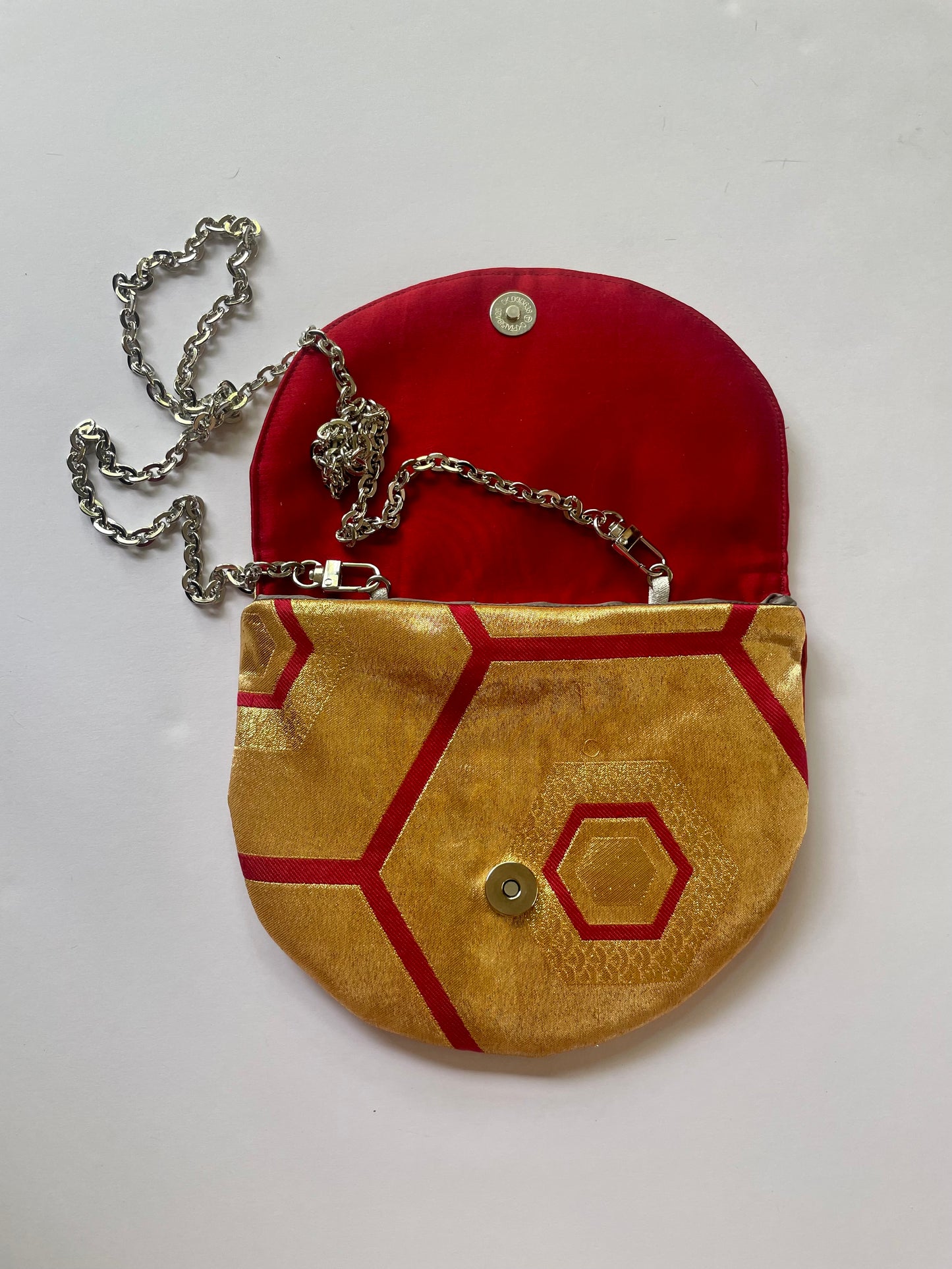 Red and Gold Kikkou Card Purse