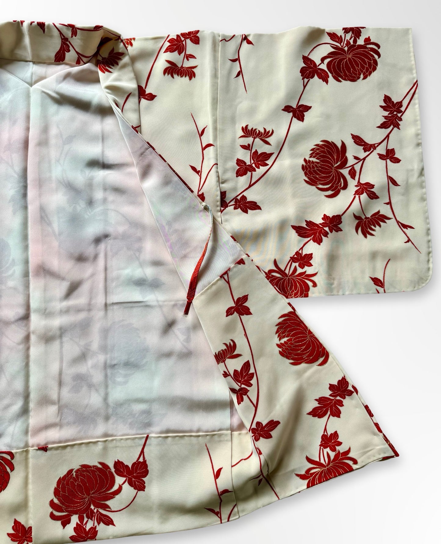 Red Kiku Haori Jacket