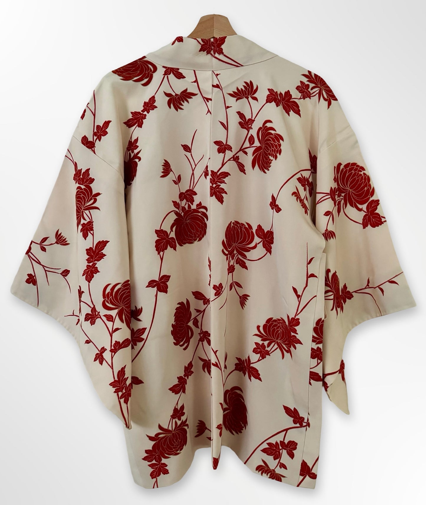 Red Kiku Haori Jacket