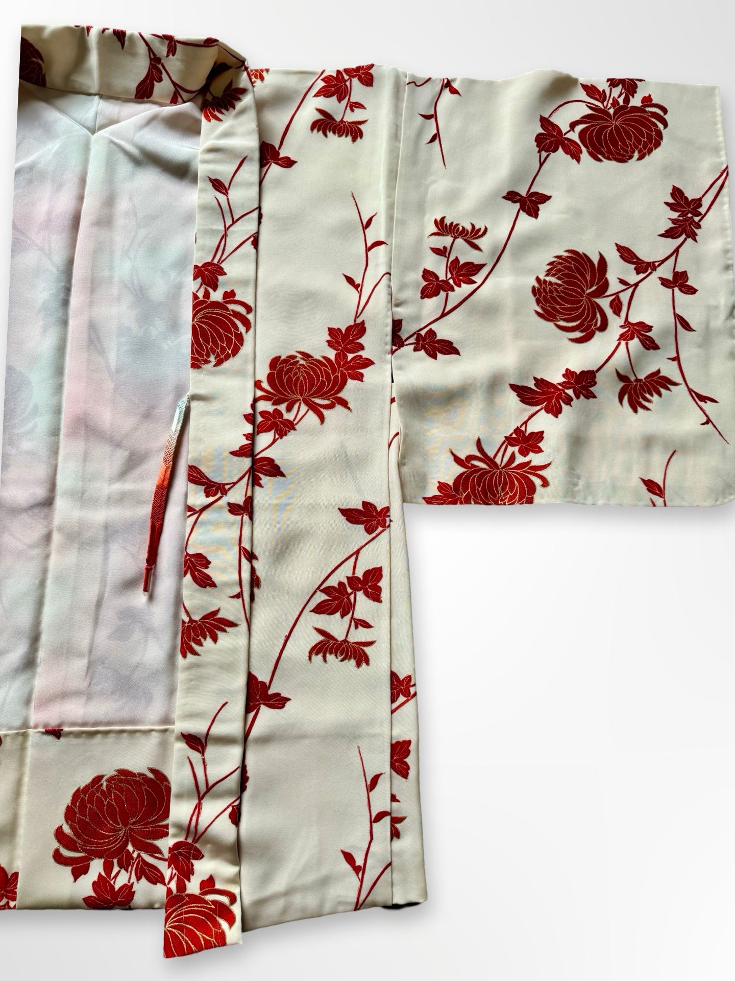 Red Kiku Haori Jacket