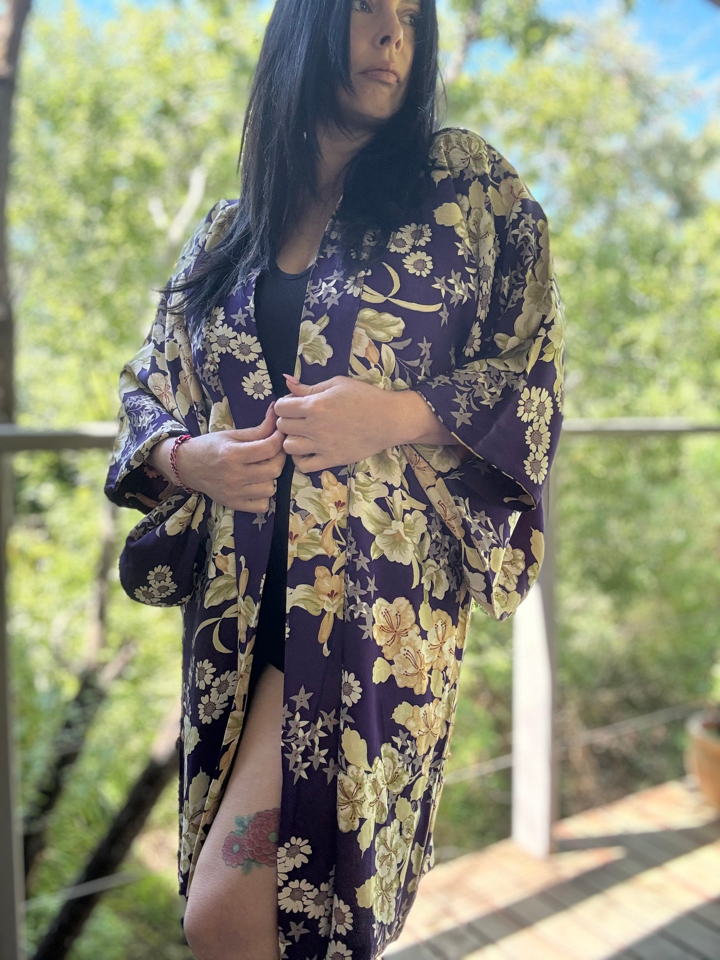 Murasaki Floral Haori