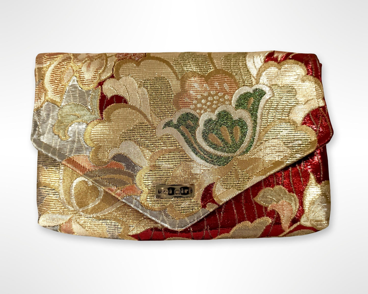 Metallic Botan Clutch