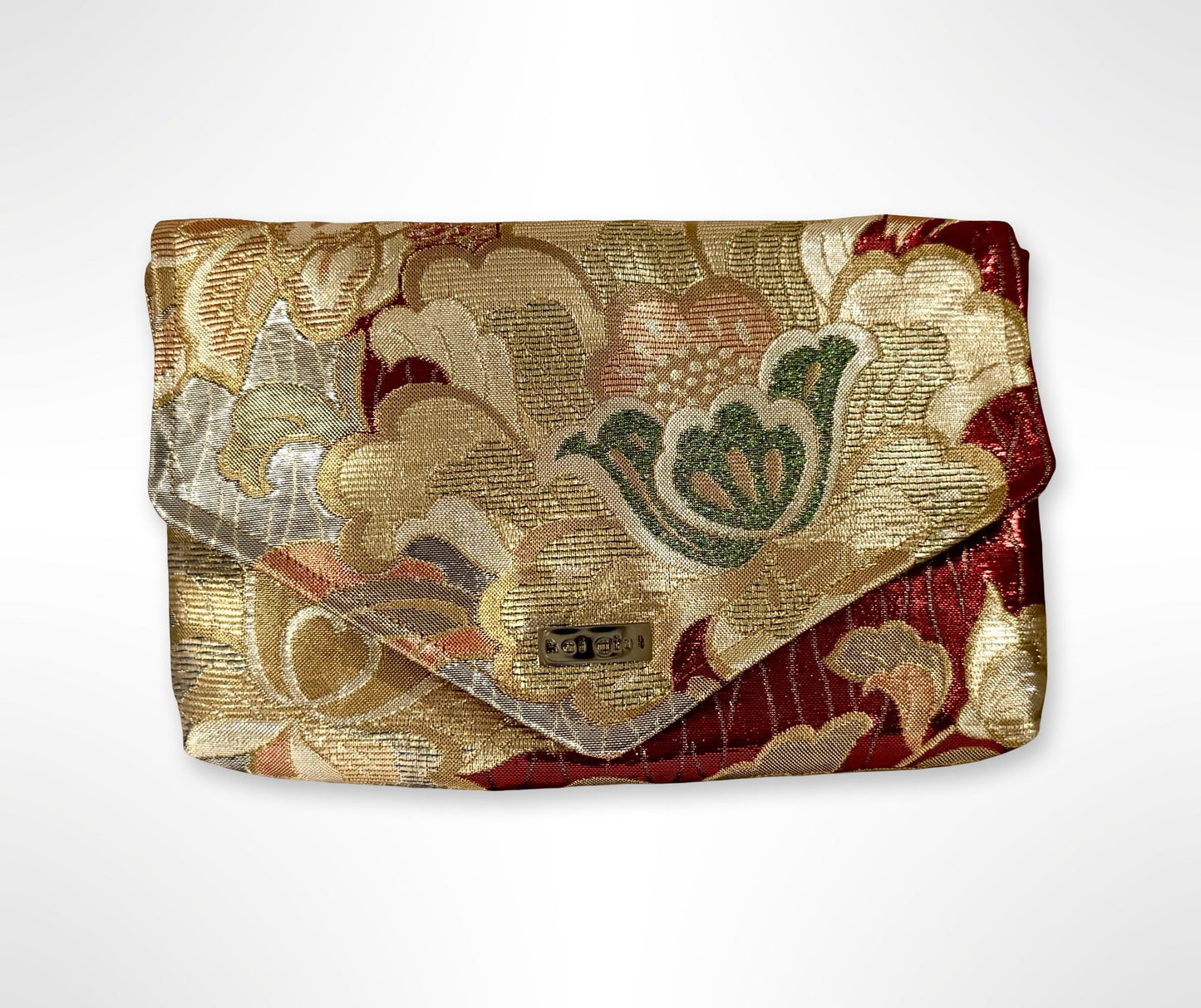 Metallic Botan Clutch