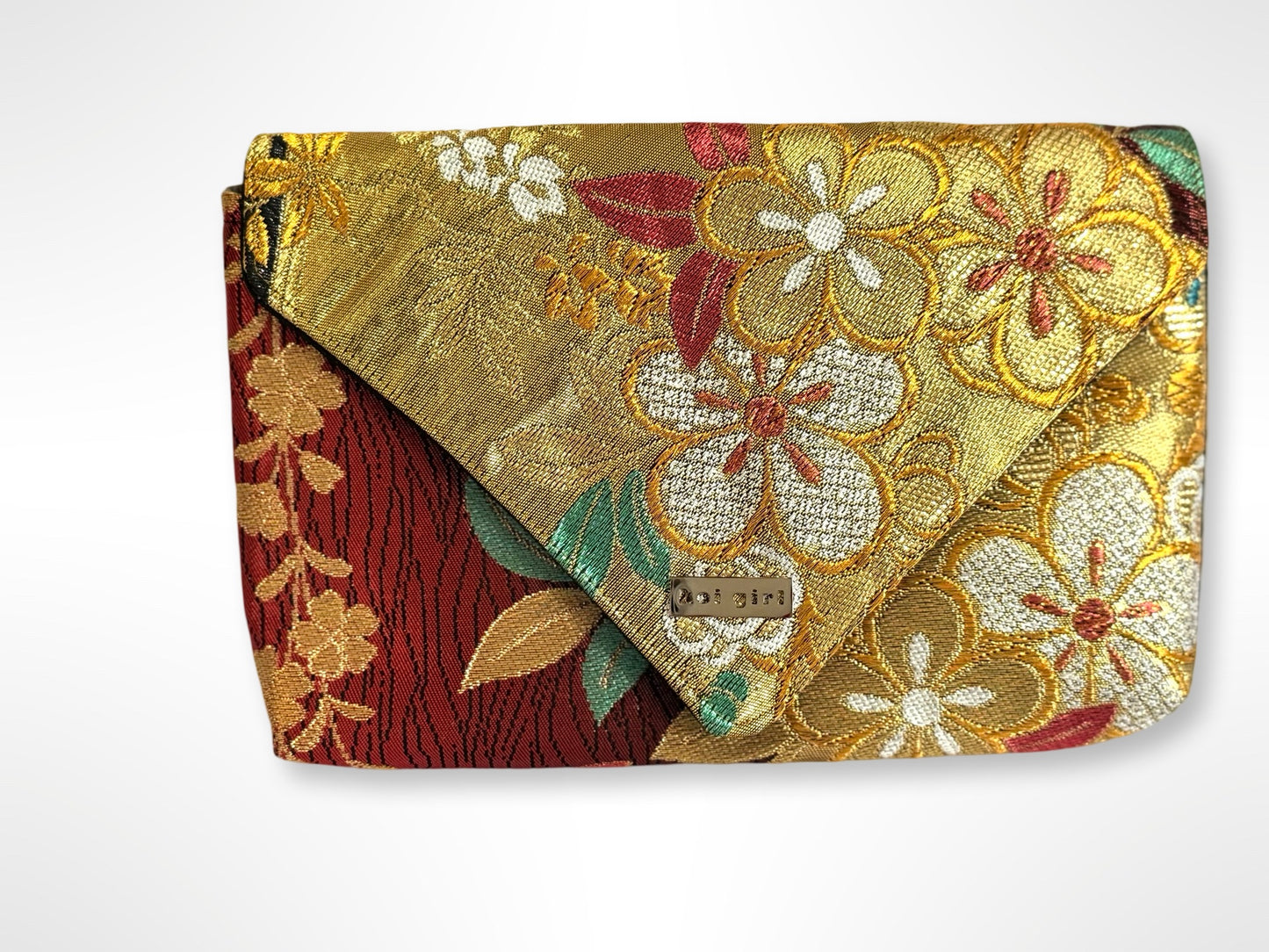 Metallic Sakura Clutch