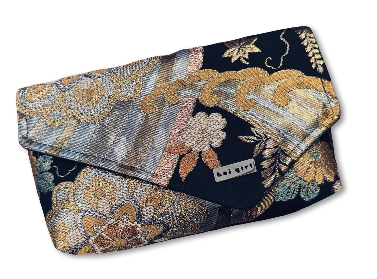 Crashing Waves and Blossoms Clutch