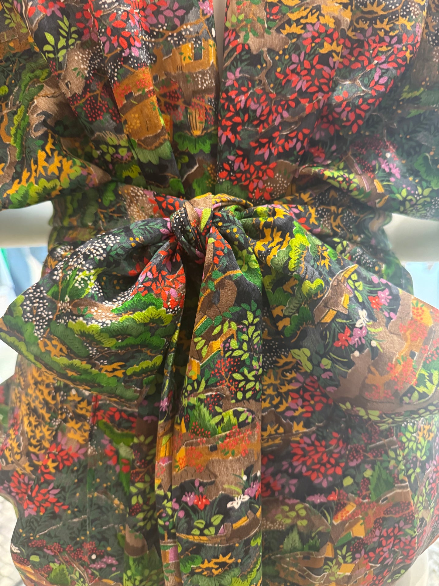 Japanese Forest Scene Jumpsuit (size 8)