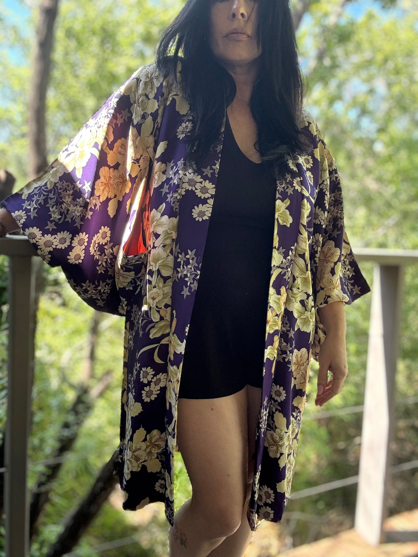 Murasaki Floral Haori