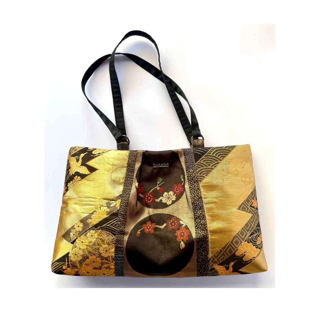 Black and Golden Tote Bag