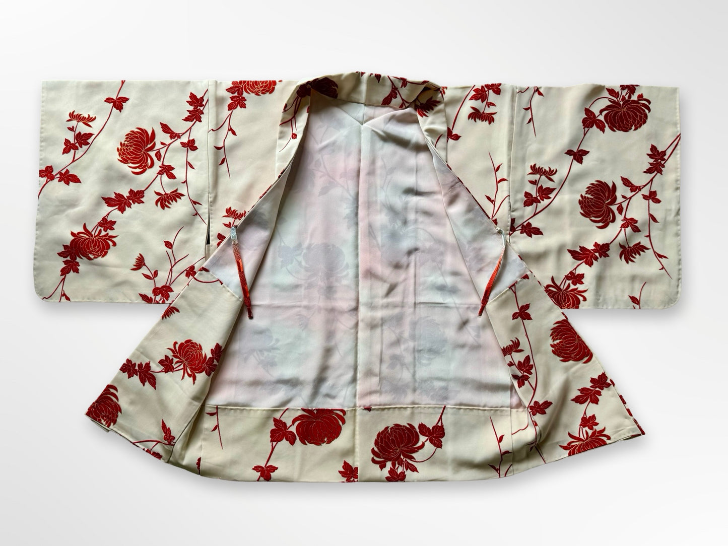 Red Kiku Haori Jacket