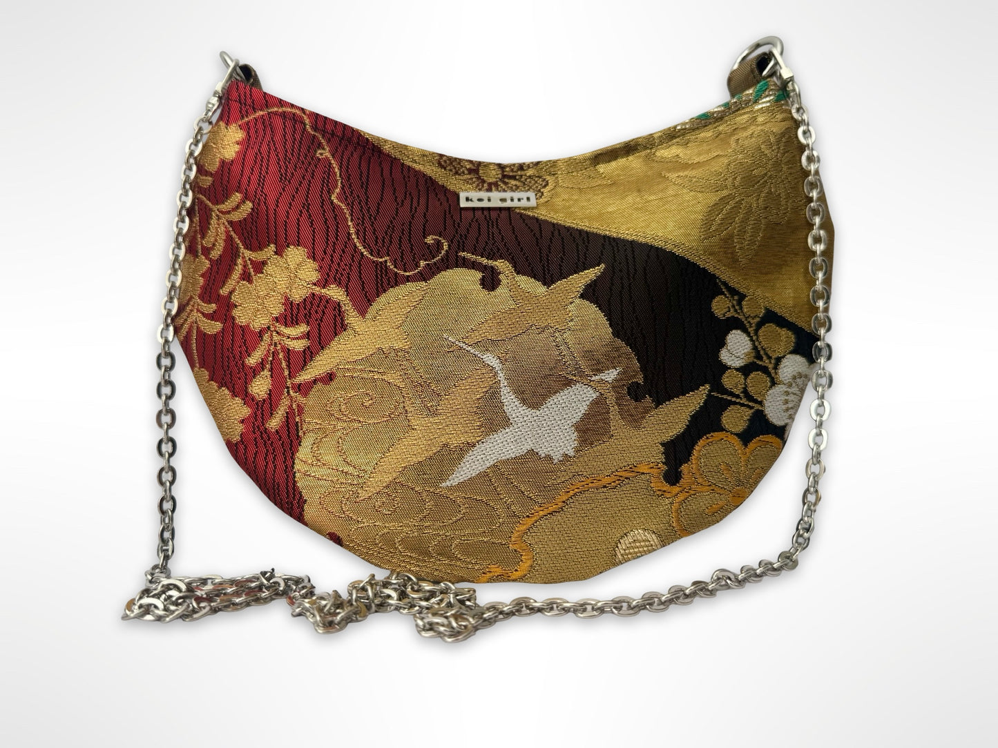 Flying Crane Crescent Bag