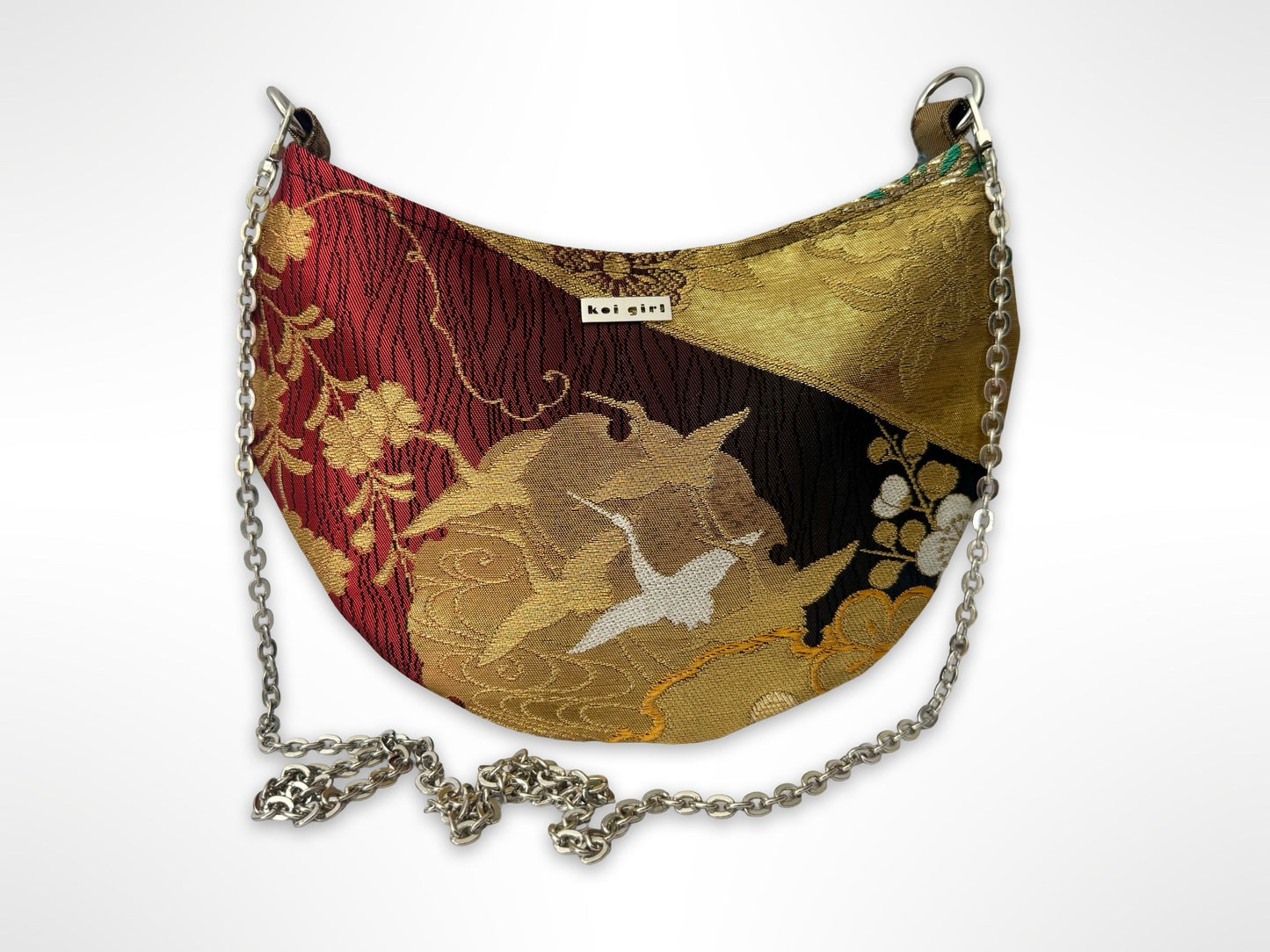 Flying Crane Crescent Bag