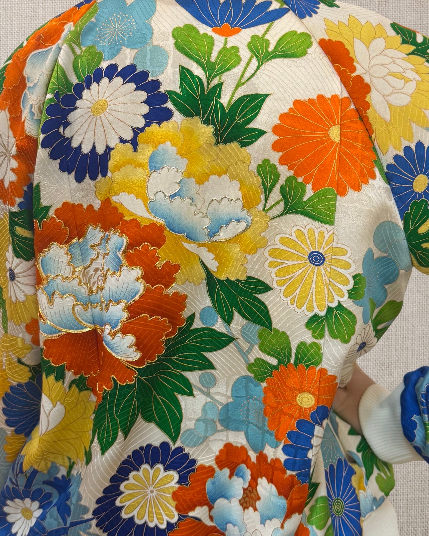 Retro Floral Bomber Jacket