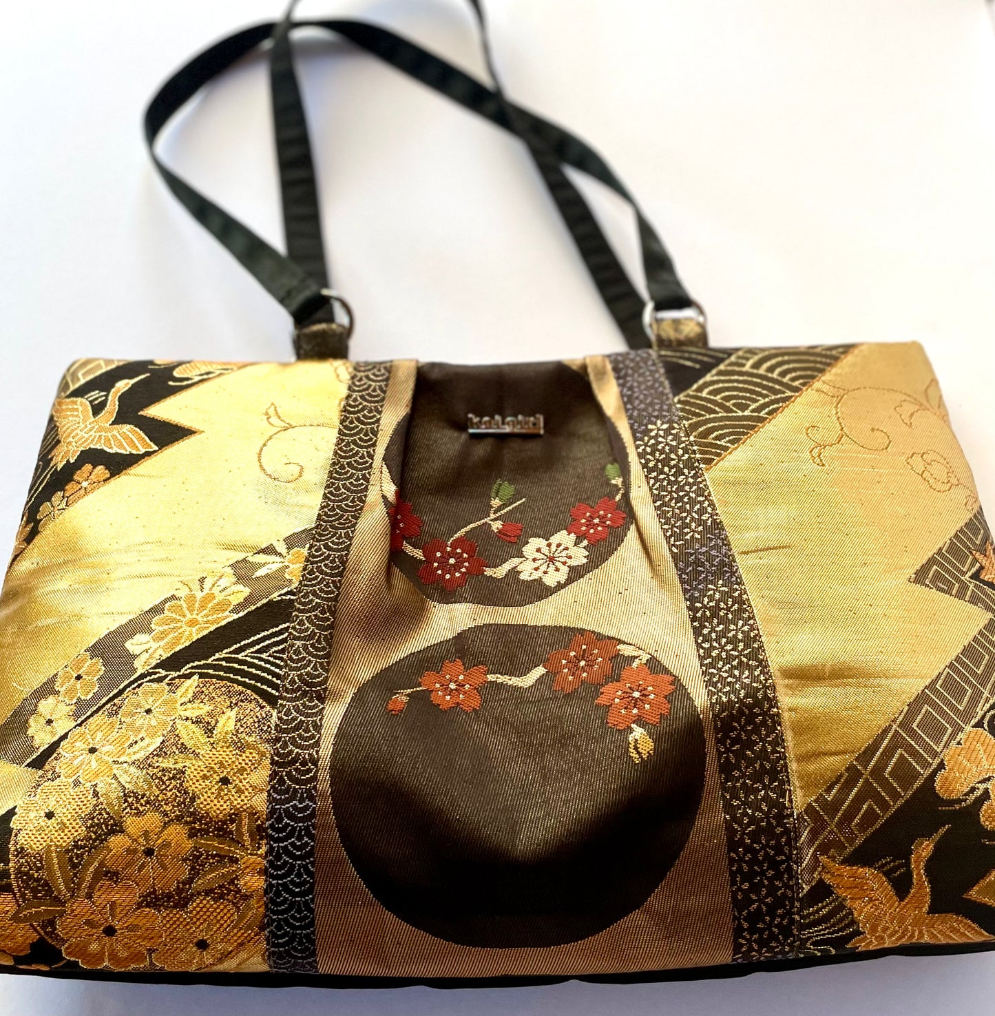 Black and Golden Tote Bag