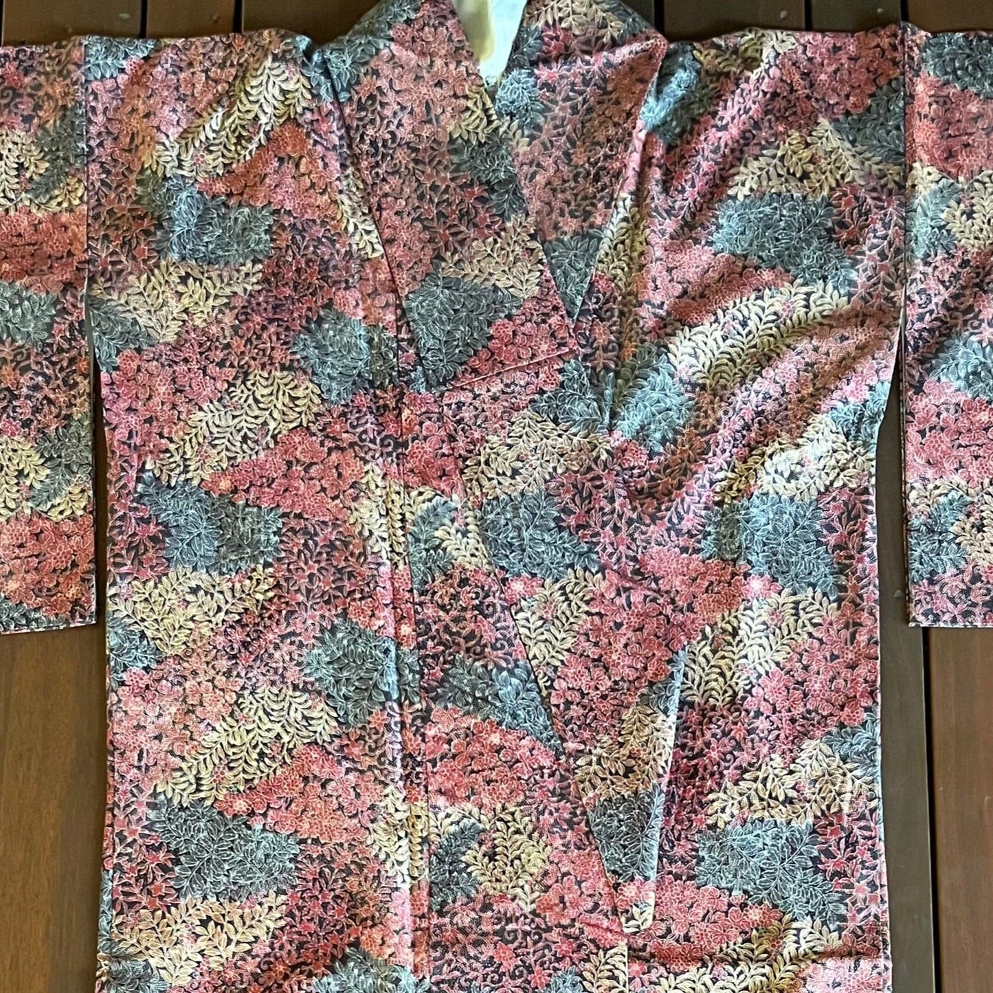 Leaf Vintage Komon Kimono