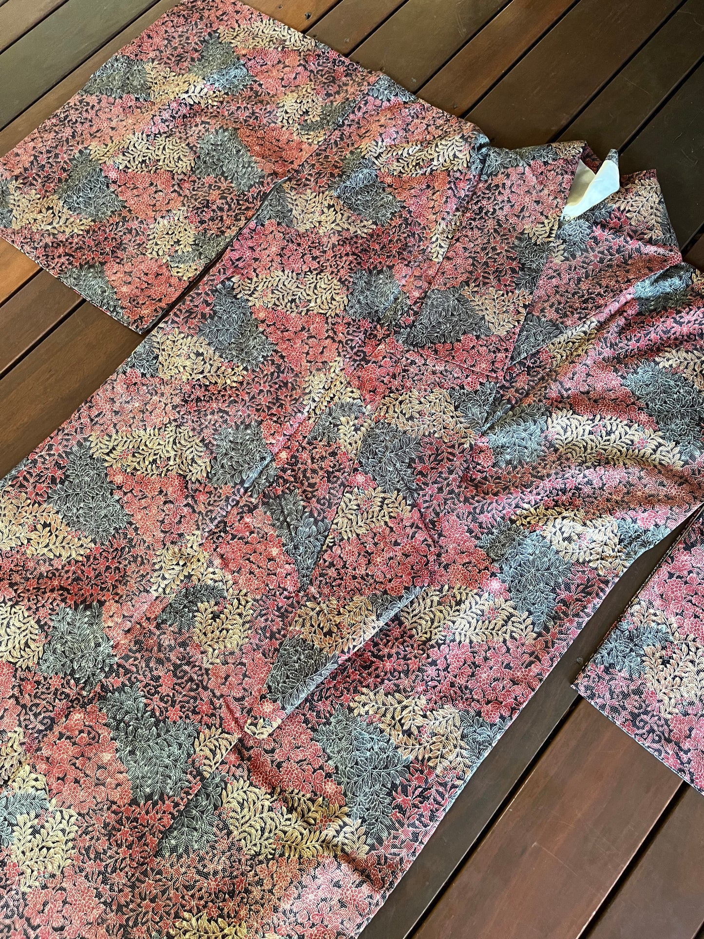 Leaf Vintage Komon Kimono