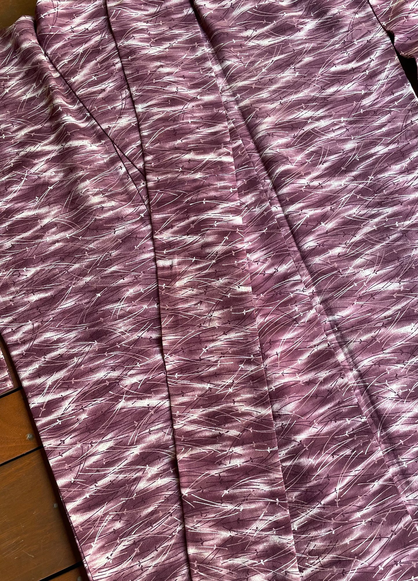 Abstract Floral Dyed Kimono