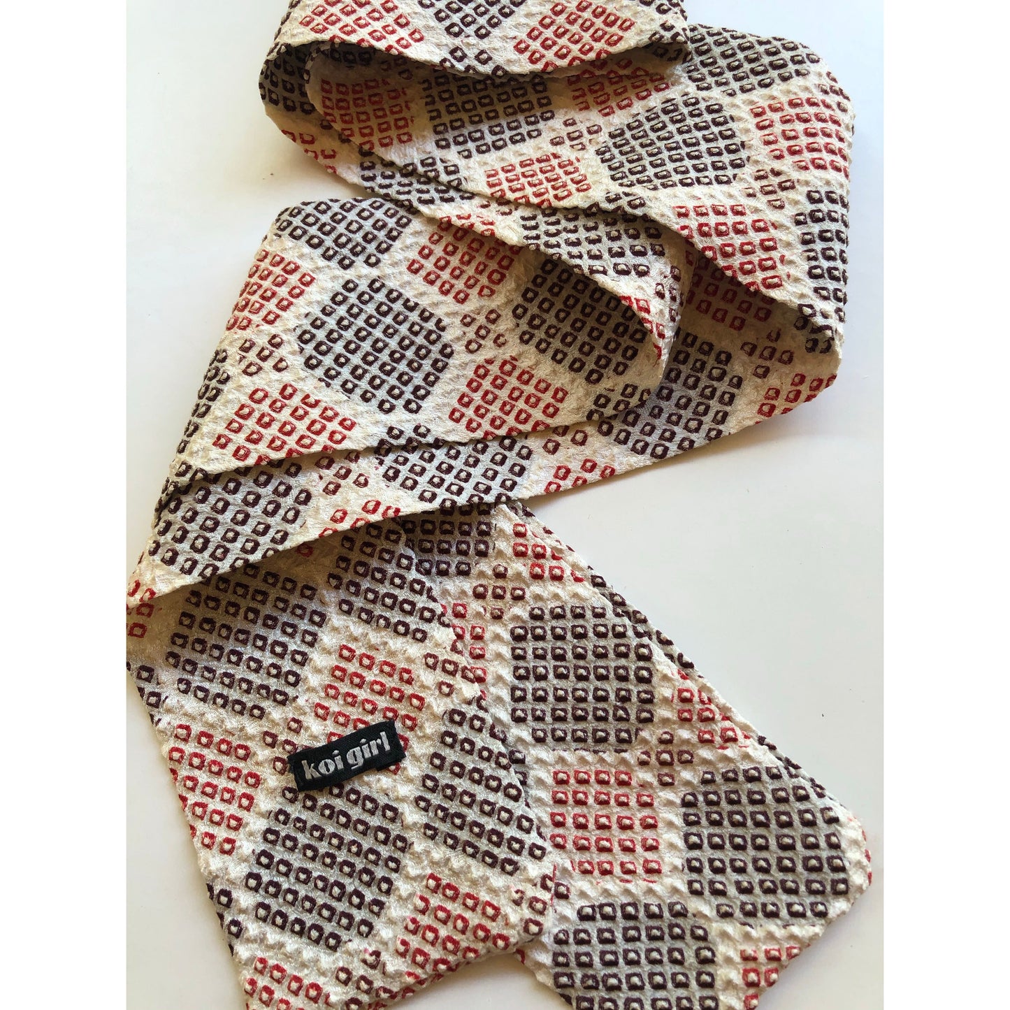 Spice Tones Shibori Headscarf