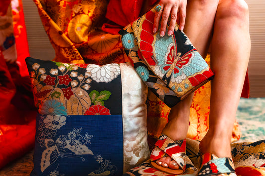 EVERYTHING YOU NEED TO KNOW ABOUT HANDBAGS MADE USING VINTAGE KIMONOS