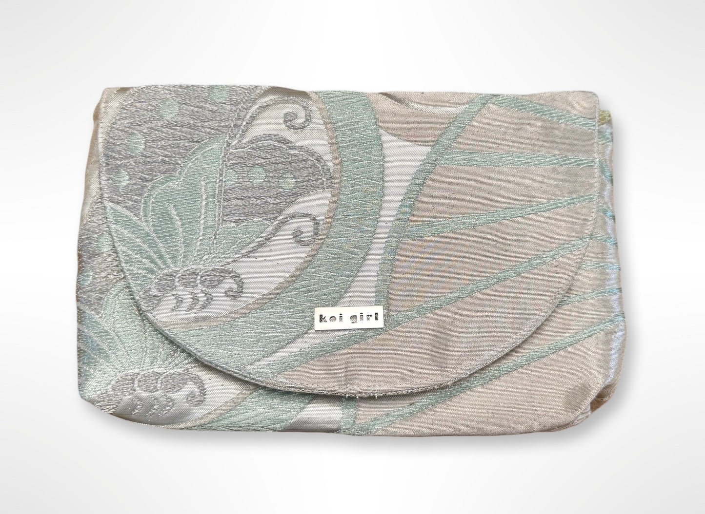 Aqua Butterfly Clutch