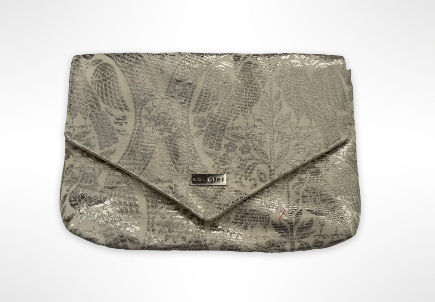 Silver Phoenix Clutch