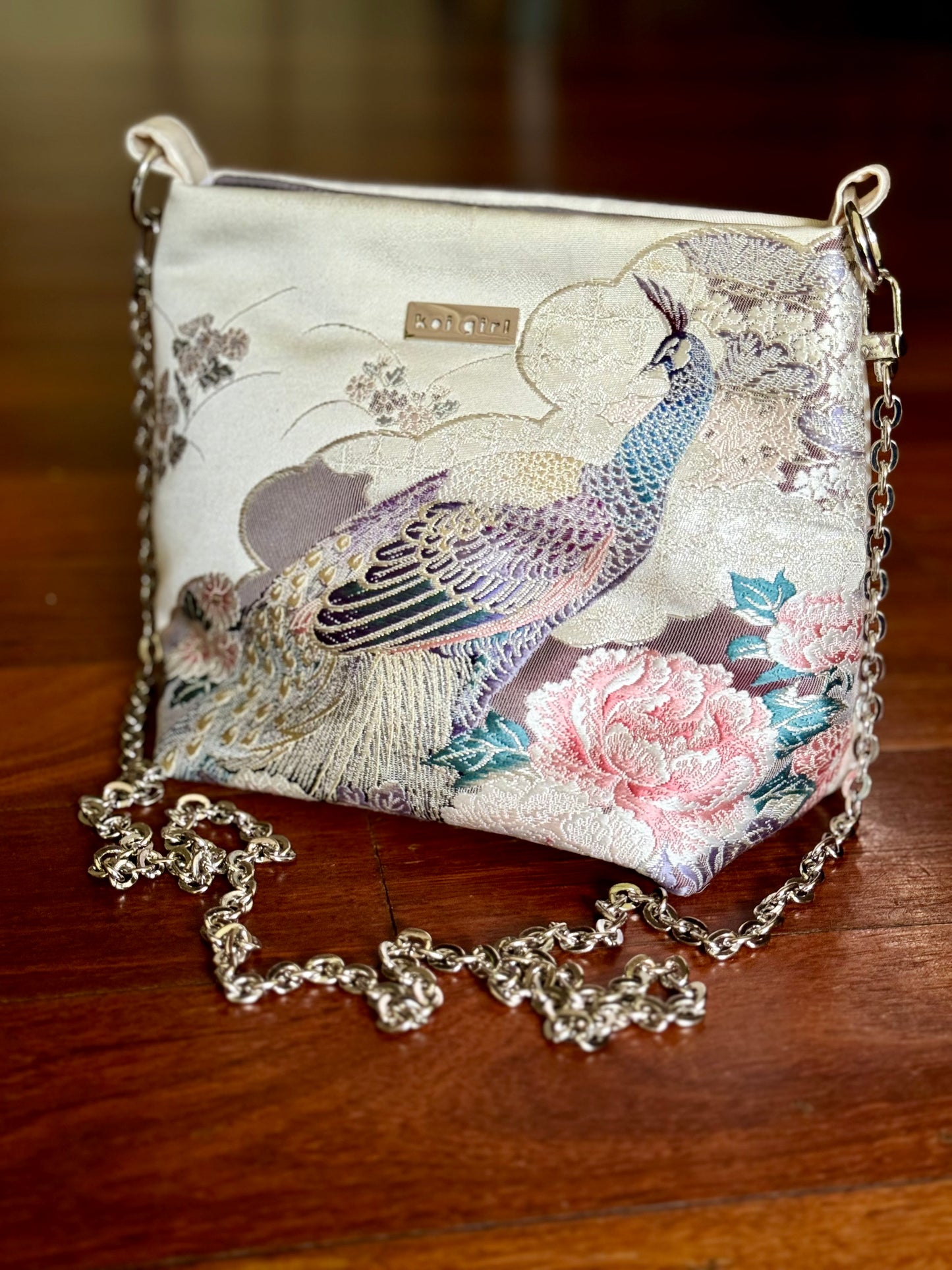 Peacock Crossbody Pouch