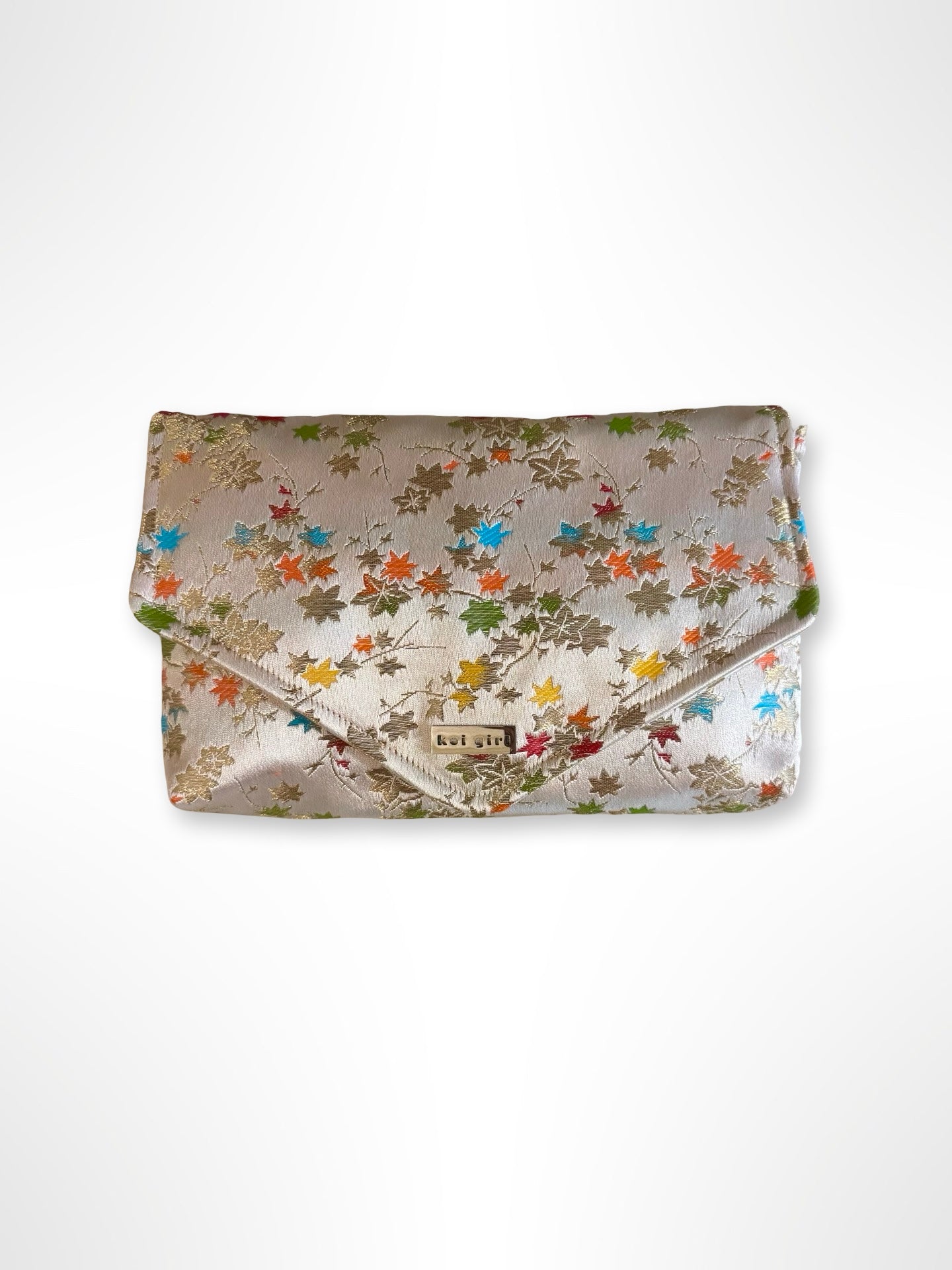 Silver Maple Leaf Clutch