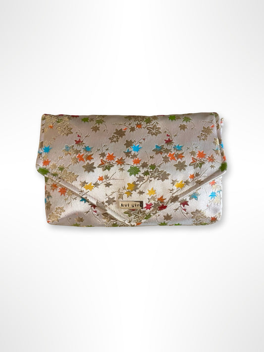 Silver Maple Leaf Clutch