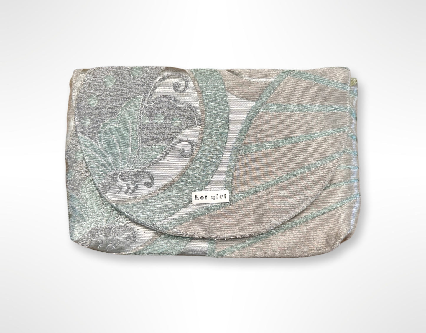 Aqua Butterfly Clutch