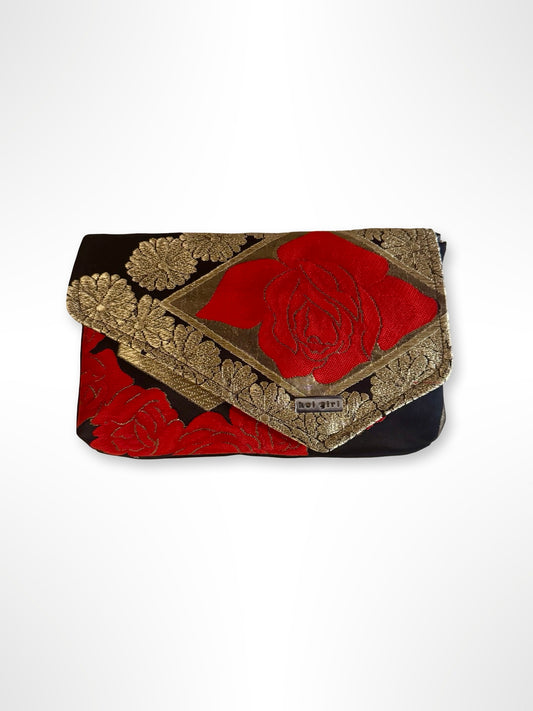 Red Rose Clutch