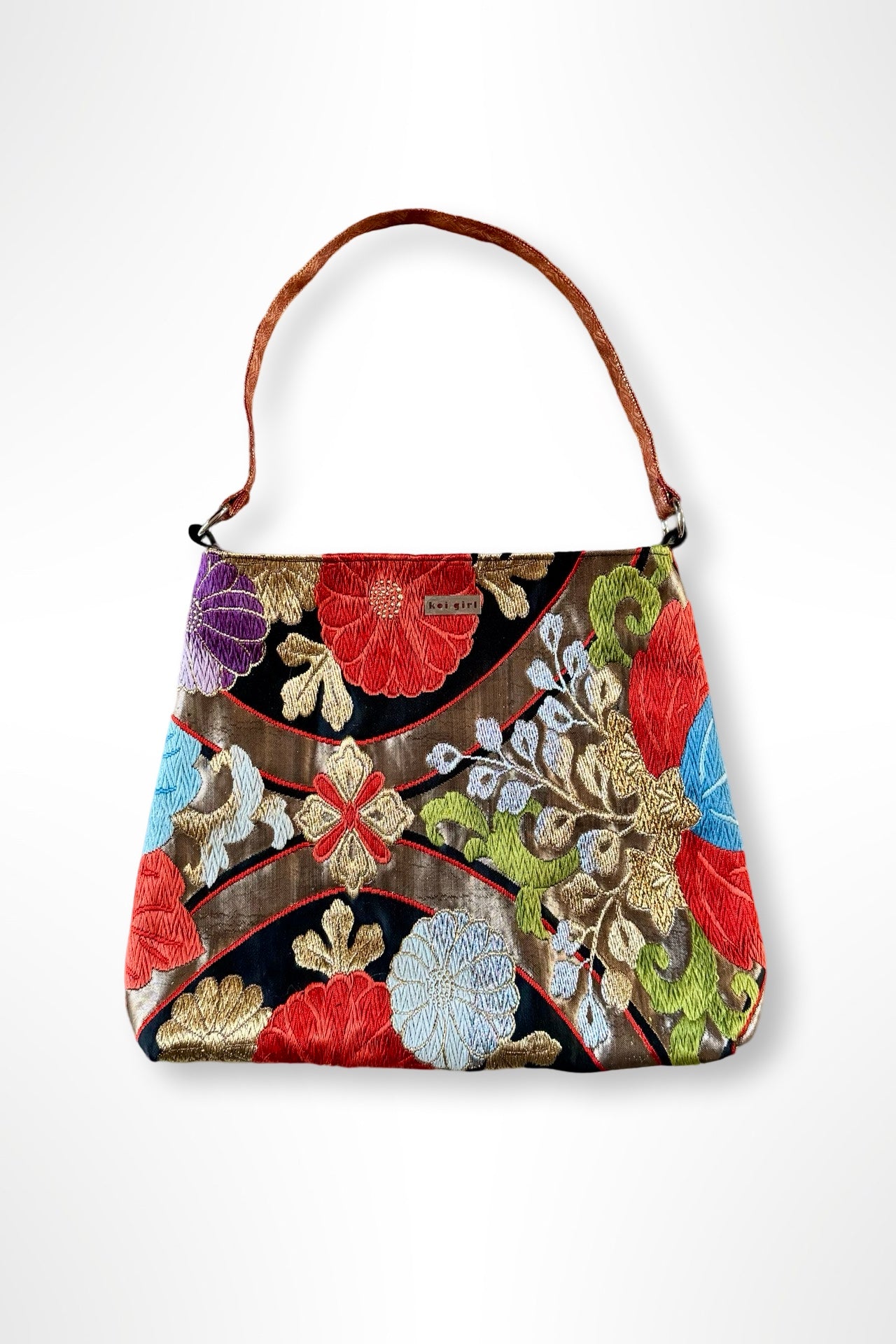 Embroidered Chrysanthemums Shoulder Bag