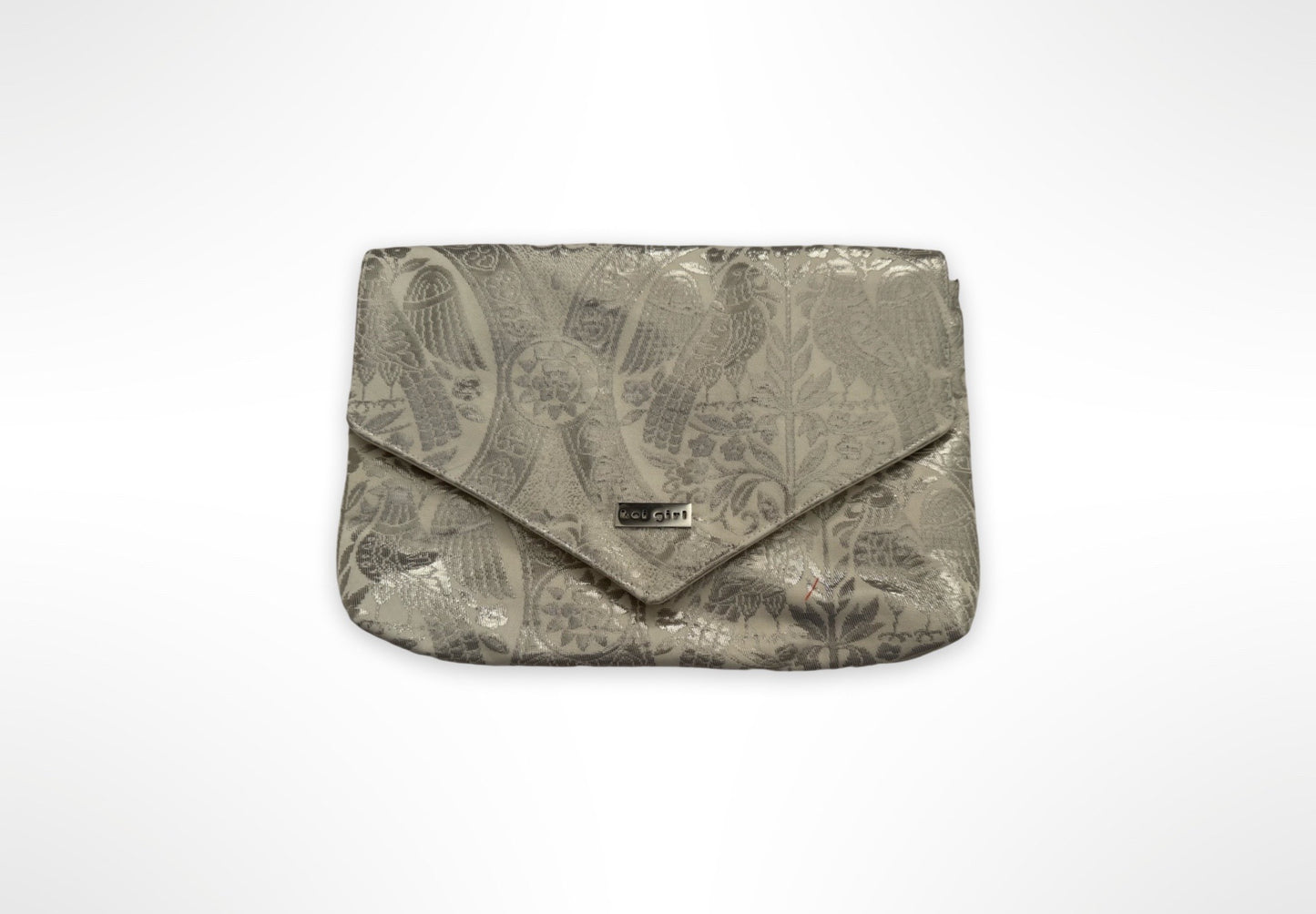 Silver Phoenix Clutch