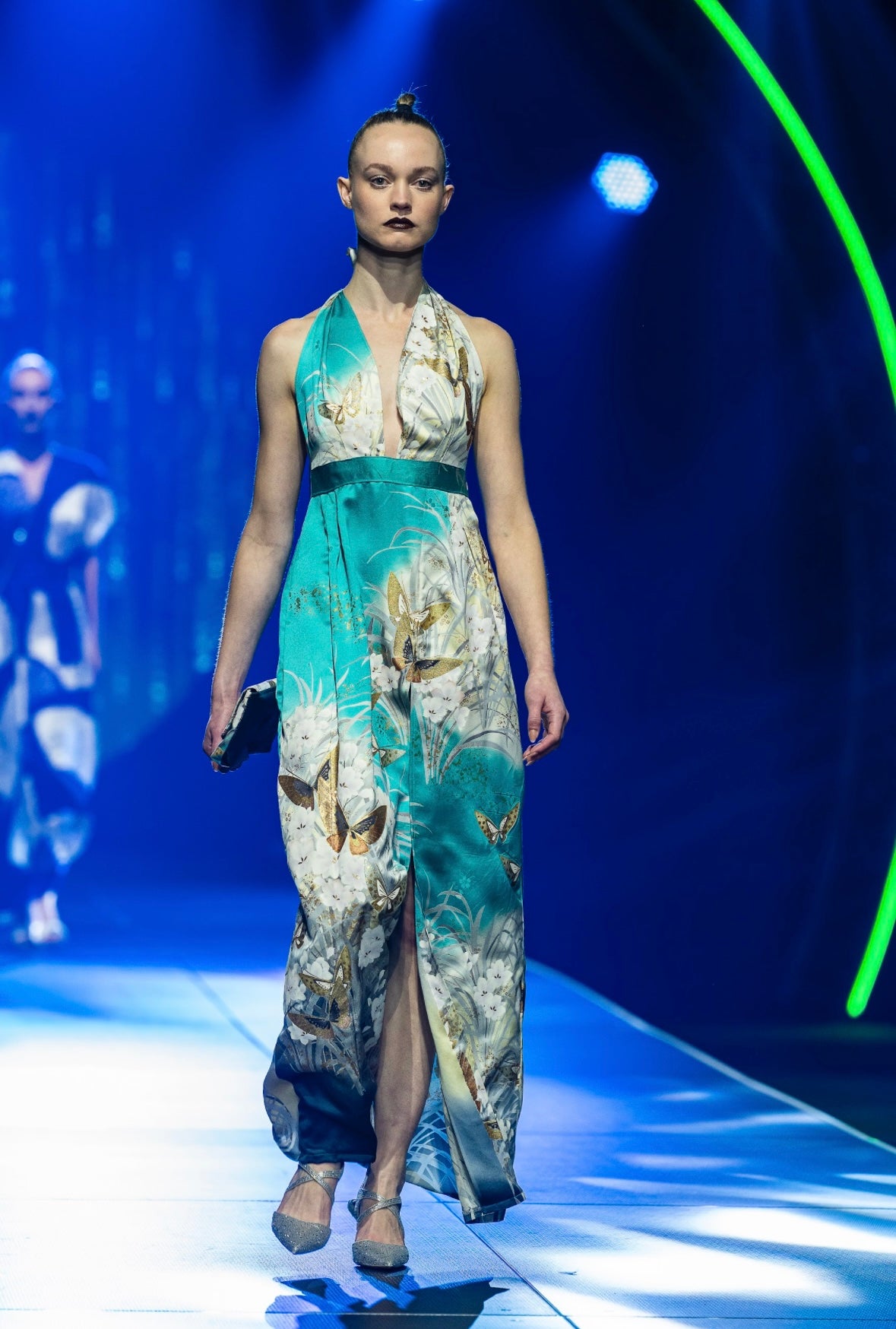 Turquoise Butterfly Dress