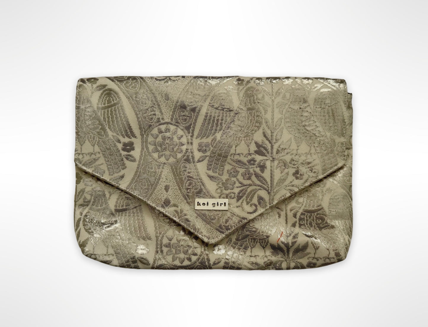 Silver Phoenix Clutch