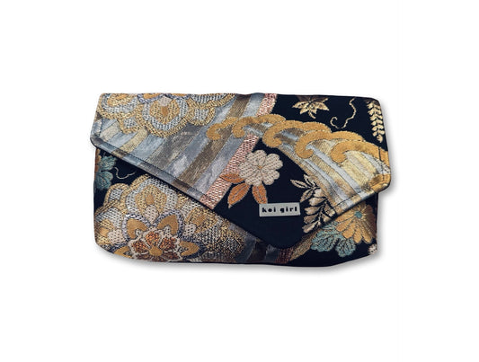 Crashing Waves and Blossoms Clutch