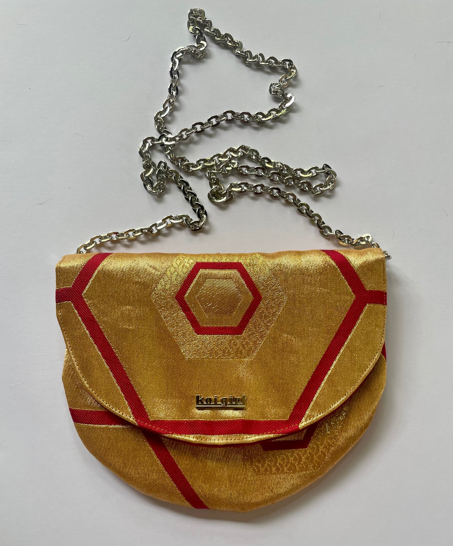 Red and Gold Kikkou Card Purse