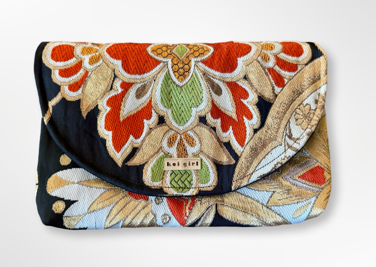 Paulownia Floral Clutch