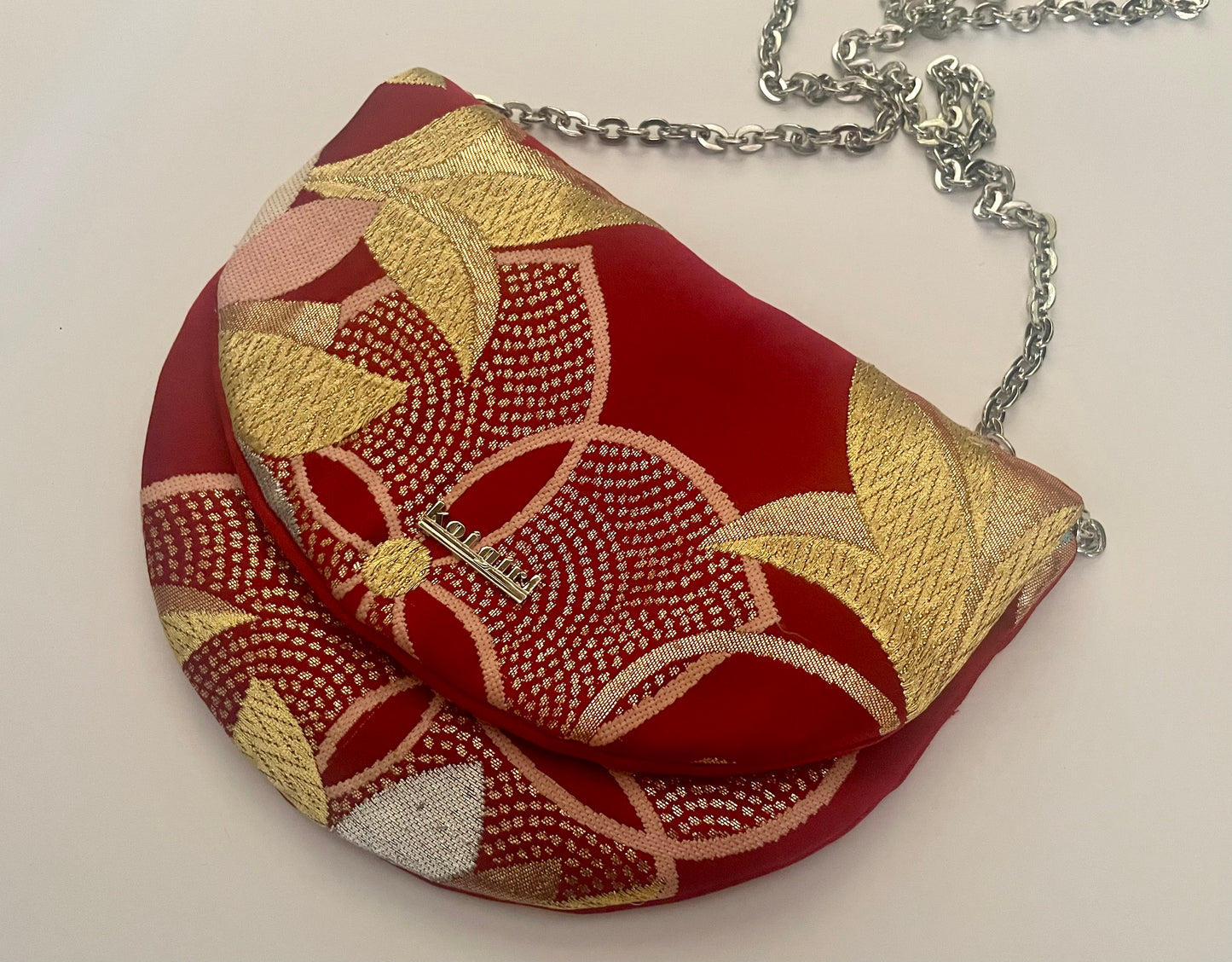 Red Floral Card Purse