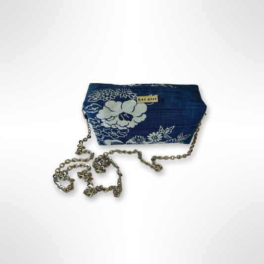 Blue Hana Crossbody Purse