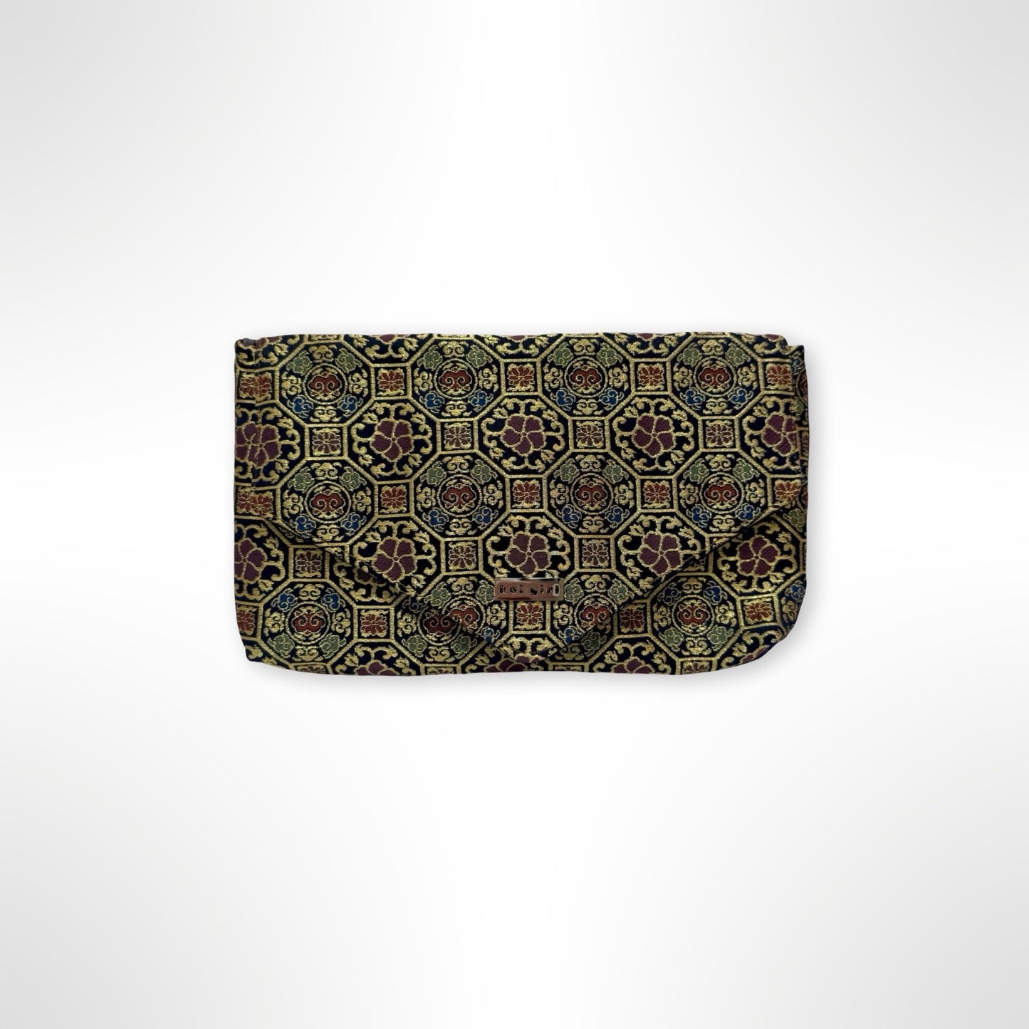 Geometric Floral Clutch