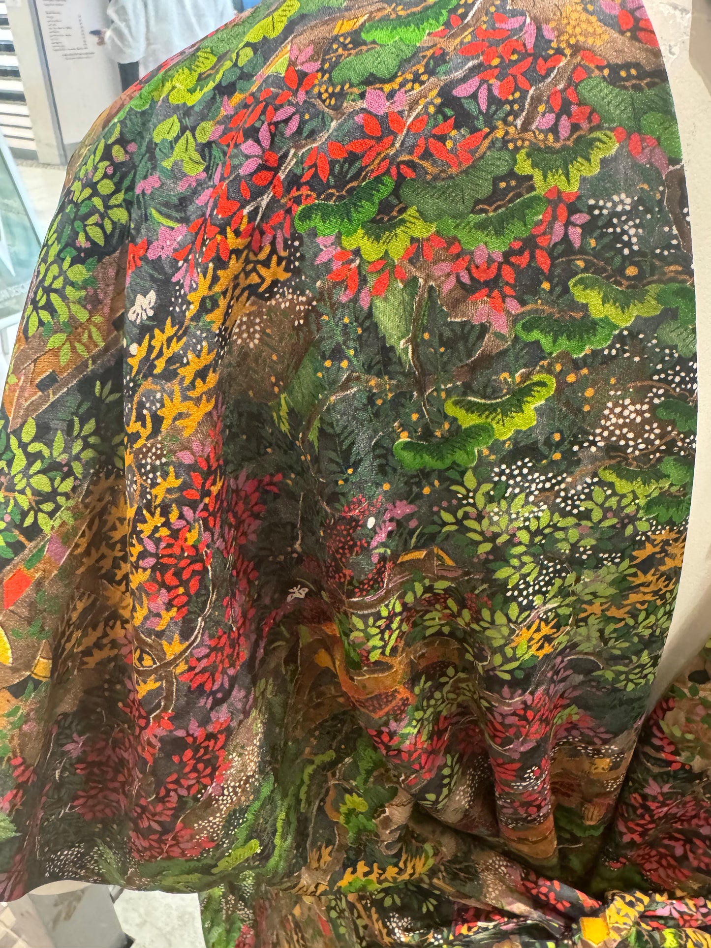 Japanese Forest Scene Jumpsuit (size 8)