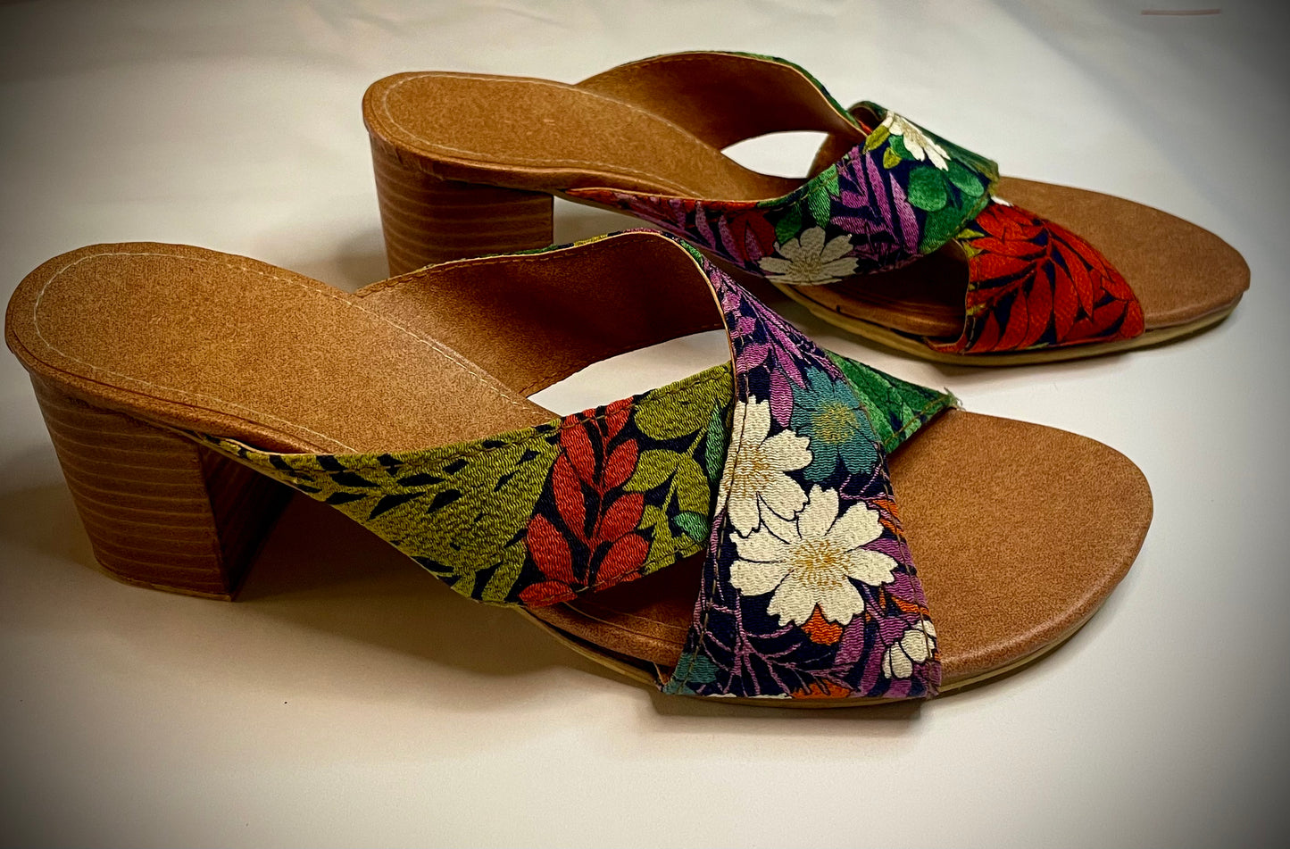 Blossom Garden Crossover Mules SIZE 41